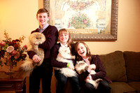 The 3 Nelson Kids and the 3 Cats!